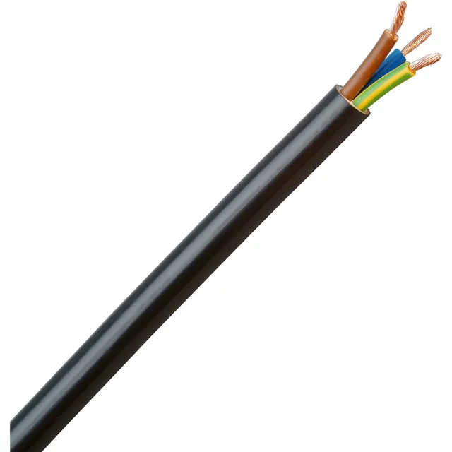 153710009, 1,5 mm ², Svart, Polyvinylklorid (PVC), 500 V, 10 m, 7 mm