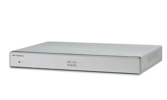 Integrated Services Router 1121 - Router 4-ports-switch - 1GbE - WAN-portar: 2 - återanvänd