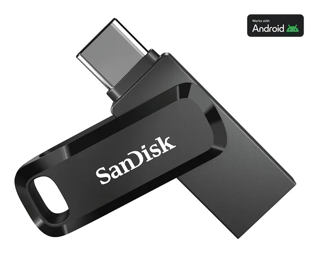 Ultra Dual Drive Go - USB flash-enhet - 2 TB - USB 3.2 Gen 1 / USB-C - svart
