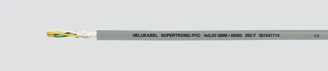 49574, Lågspänningskabel, Grå, Polyvinylklorid (PVC), Koppar, 0.34 mm ², 13,6 kg/km