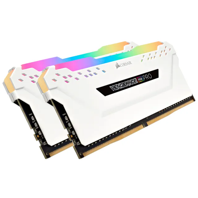 Vengeance RGB PRO DDR4-3200 - 32GB - CL16 - Dual Channel (2 pcs) - Intel XMP - Vit med RGB