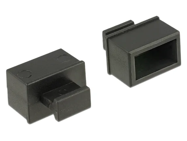 Dust Cover for SFP slot with grip 10 pieces black
