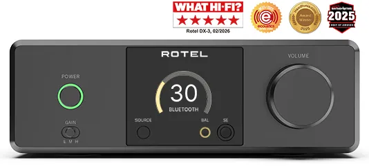 DX-3 hörlursförstärkare, DAC och försteg