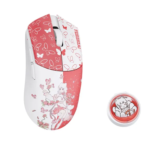 BEAST G Medium Wireless X FEIRENZAI - Red (Limited Edition) - Gamingmus - Optic - 5 knappar - Röd