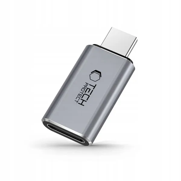 UltraBoost USB-C (Male) / Lightning (Female) Adapter - Grey USB Hub - USB 3.0 - 1 - Grey