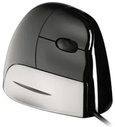 VerticalMouse VMS Standard - Vertical mouse - Optic - 3 knappar - Silver *DEMO*