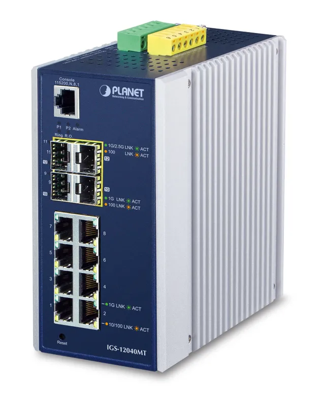IGS-12040MT - Switch - Administrerad - 8 x