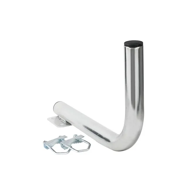 B300 BALCONY HANDLE WITH U-BOLTS M8 GÓRNY, Rostfritt stål, Vinkelfäste, 10 kg, Metallisk, Allmäna ändamål, Galvaniserad ytbehandling