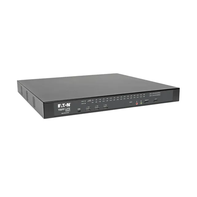 Tripp Lite series 16-Port KVM Switch Cat5 Over IP 1 Local 2 Remote User 1U TAA GSA - Omkopplare för tangentbord/video/mus - CAT5 - 16 x KVM port