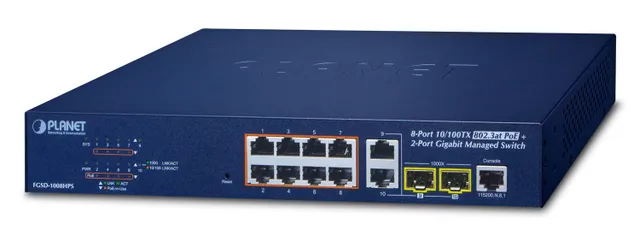 FGSD-1008HPS - Switch - smart - 8 x 10/100