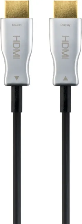 Optisk hybrid höghastighets HDMI™-kabel med Ethernet (AOC) Höghastighetskabel, 4K @ 60 Hz, för långa överföringsavstånd, 50 m