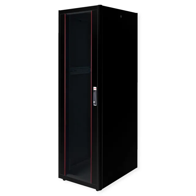 Basic - rack - glass door 600x800 WxD - 42U