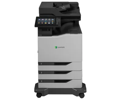 CX825dte - Multifunktionsskrivare - färg - laser - Legal (216 x 356 mm)/A4 (210 x 297 mm) (original) - A4/Legal (media) - upp till 52 sidor/mi