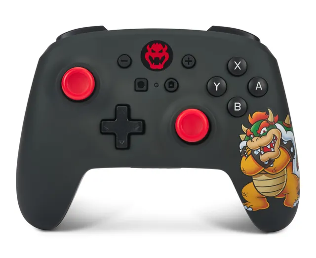 - Spelkontroll - trådlös - King Bowser - för Nintendo Switch, Nintendo Switch OLED, Nintendo Switch Lite