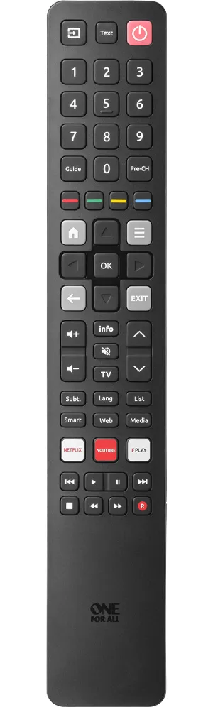 OFA URC 4922 ersättningsfjärrkontroll (TCL TV)