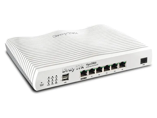 Vigor 2866 dual-WAN VPN Router with built-in G.fast modem - Router