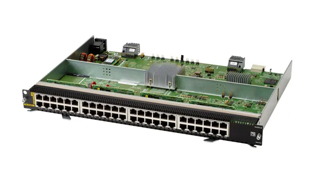HPE Aruba 6400 48-port 1GbE Class 4 PoE v2 Module - Switch - L3 - 48 x 10/100/1000 (PoE) - rackmonterbar - PoE - för P/N: R0X27C, R0X38C, R0X39C, R0X4