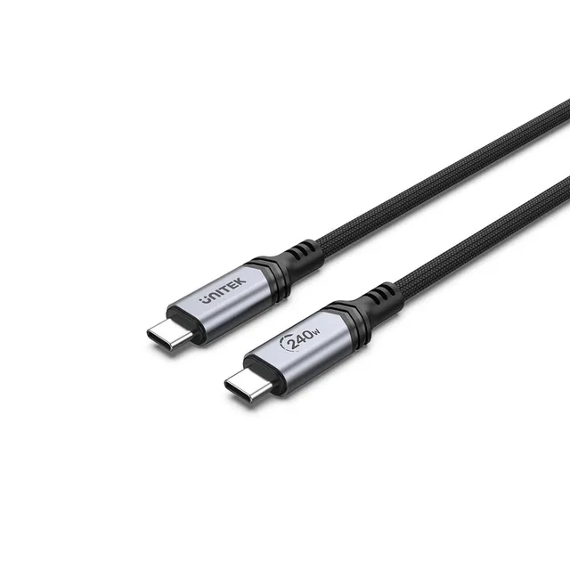 - USB-C cable - 24 pin USB-C to 24 pin USB-C - 2 m
