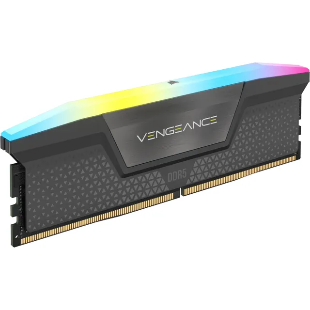 Vengeance RGB DDR5-6000 - 16GB - CL36 - Dual Channel (2 pcs) - AMD EXPO & Intel XMP - Grå med RGB