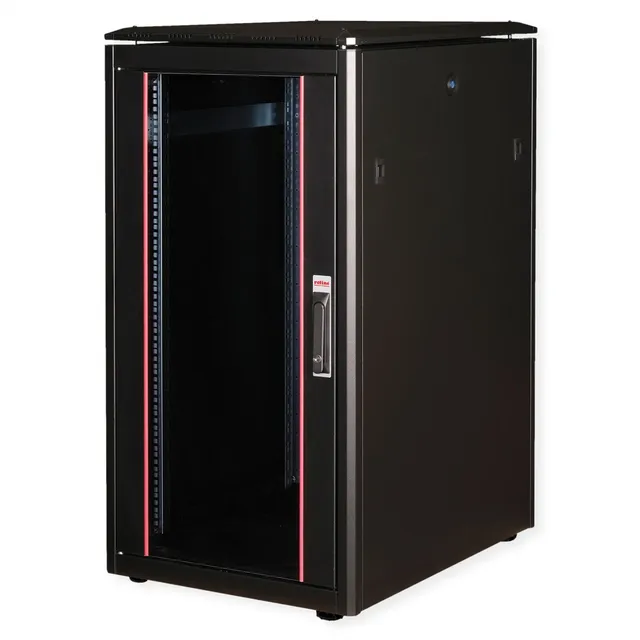 Pro - rack - with glass door 600 x 800 mm (WxD) - 22U