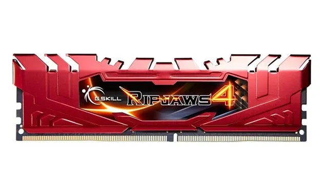 Ripjaws 4 DDR4-2133 - 8GB - CL15 - Dual Channel (2 pcs) - Intel XMP - Röd