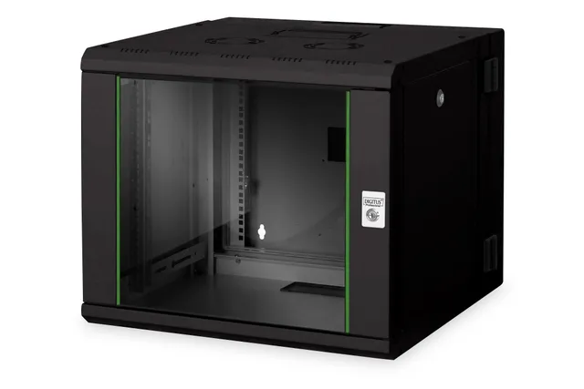 Professional Unique DN-19 09-U-3-SW - Rack skåp - väggmontering - svart, RAL 9005 - 9U - 19