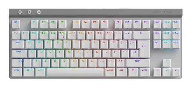 G515 LIGHTSPEED TKL - Tactile - Gaming Keyboard - Utan numpad - Engelska (US) - Vit