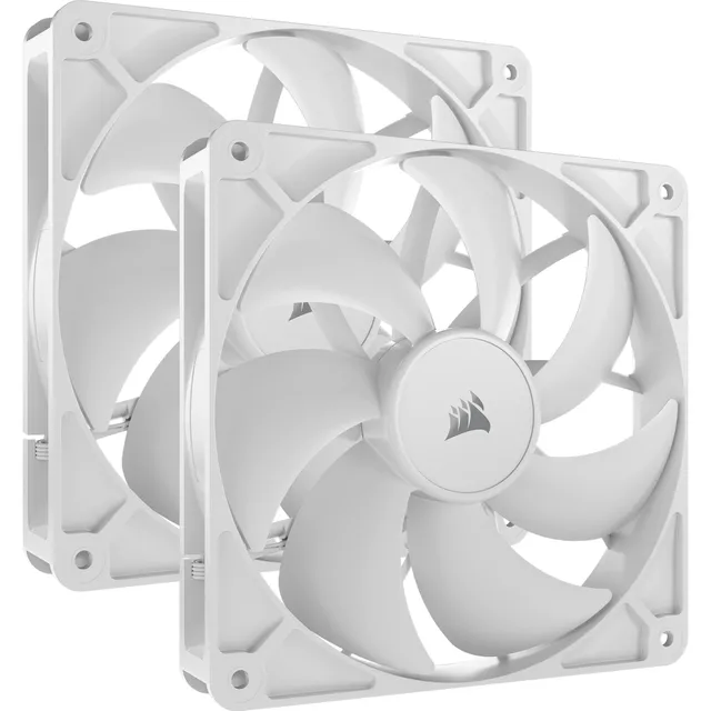 RS140 Dual Pack - Lådfläkt - 140 mm - vit