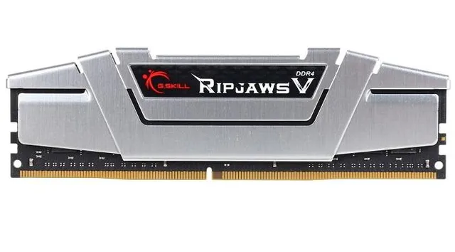 Ripjaws V - DDR4 - sats - 16 GB: 2 x 8 GB - DIMM 288-pin - 2666 MHz / PC4-21300 - CL15 - 1.2 V - ej buffrad - icke ECC - strålande silver