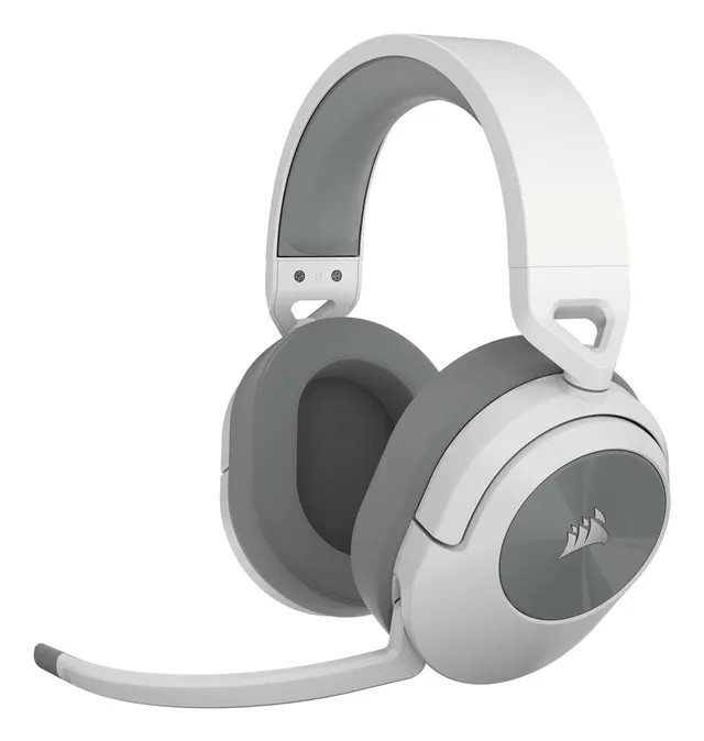 Corsair HS55 WIRELESS, Trådlös, Spela, 274 g, Headset, Vit