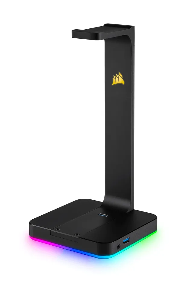 CORSAIR Gaming ST100 RGB Premium Headset Stand - Ljudkort - 16-bitars - 48 kHz - stereo - USB 3.1 Gen 1