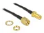 - Antennkabel - RP-SMA (hona) till RP-SMA (hane) - 20 cm - RG-174 - svart