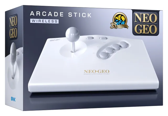 NEOGEO AES+ Arcade Stick (White) - Wired Arcade stick - NEOGEO AES+
