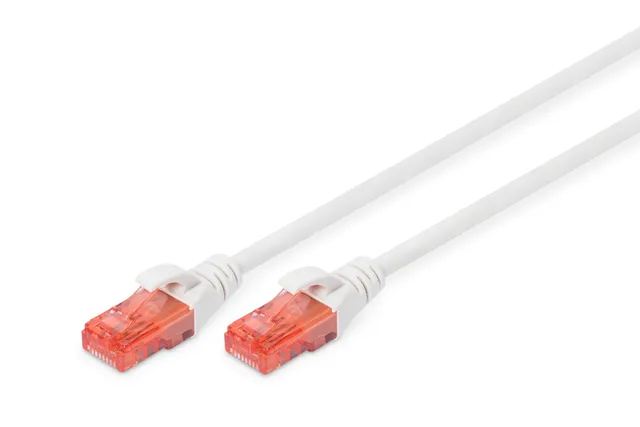 CAT 6 U-UTP Patch Cord - 10m - Vit - 10m