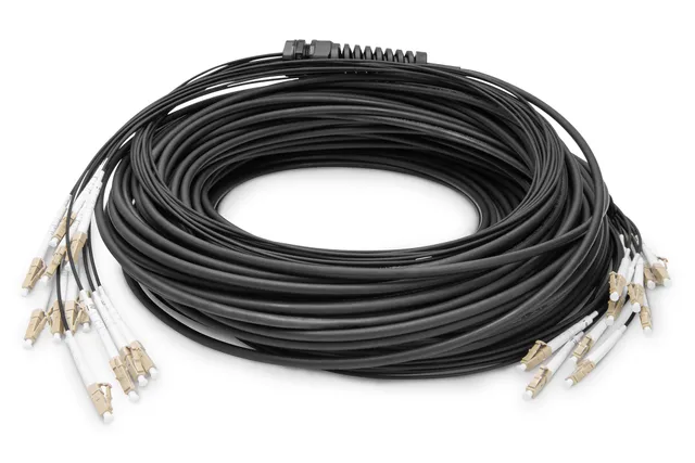 breakout cable - 100 m - black - Svart - 100m