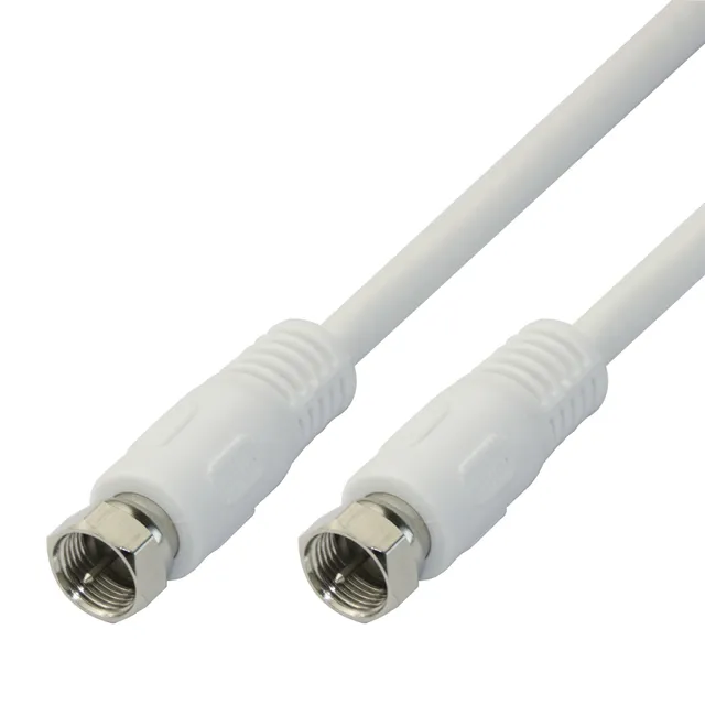 - Antennkabel - F-kontakt (hane) till F-ko