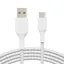 15 W USB-A to USB-C Braided Cable 15 cm