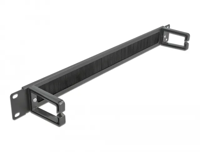 Cable Management Brush Strip with 2 hooks -