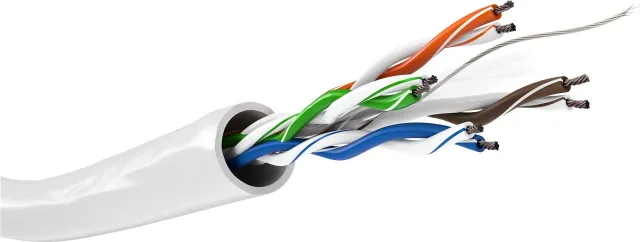 - Bulkkabel - 100 m - UTP - CAT 6 - rund, s