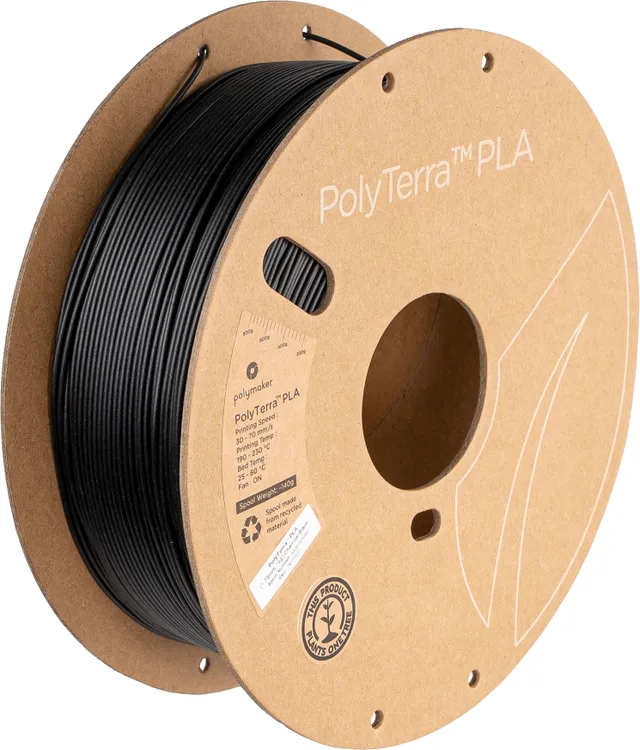 PolyTerra PLA 1.75mm - 1 kg - Svart