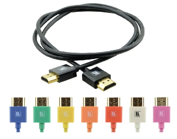 HDMI-kabel Kramer C-HM/HM/PICO Ultra Slim, 1,8 meter - Svart