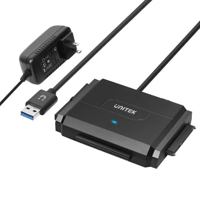 Y-3324 - Lagringskontroller - 2,5, 3,5 - ATA / SATA 3Gb/s - USB 3.0 - svart