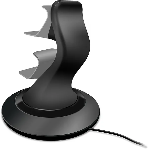 SL-4511-BK TWINDOCK - Laddningsställ + växelströmsadapter - 2 utdatakontakter - svart - för Sony PlayStation 4