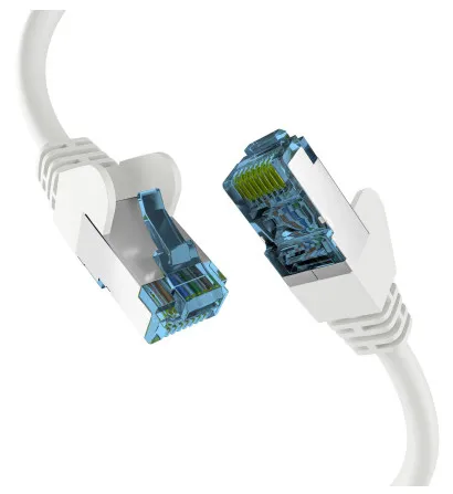 EFB-Elektronik patch cable - 15 cm - white - Vit - 0.1m