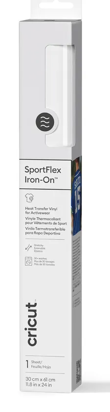 SportFlex Iron-On - heat transfer material - 30 x 61 cm - white