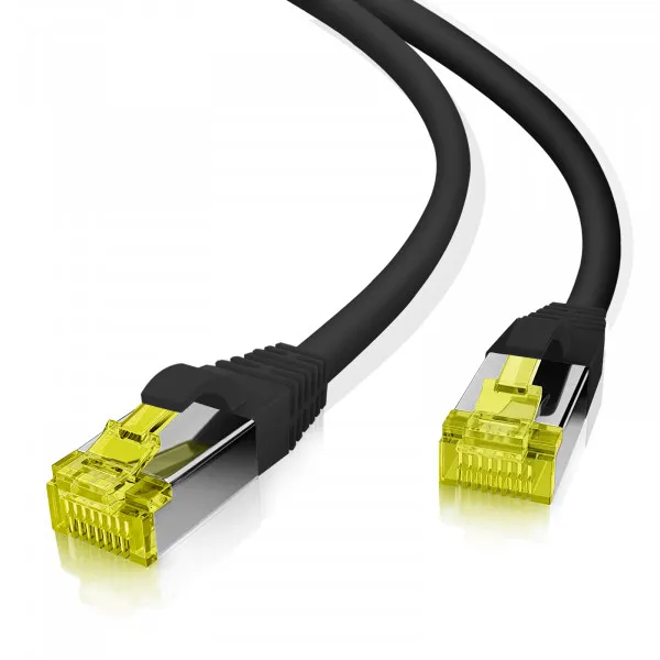Patchkabel Cat 6a Superflex Ghmt AWG 27/7 svart 15, 0 m