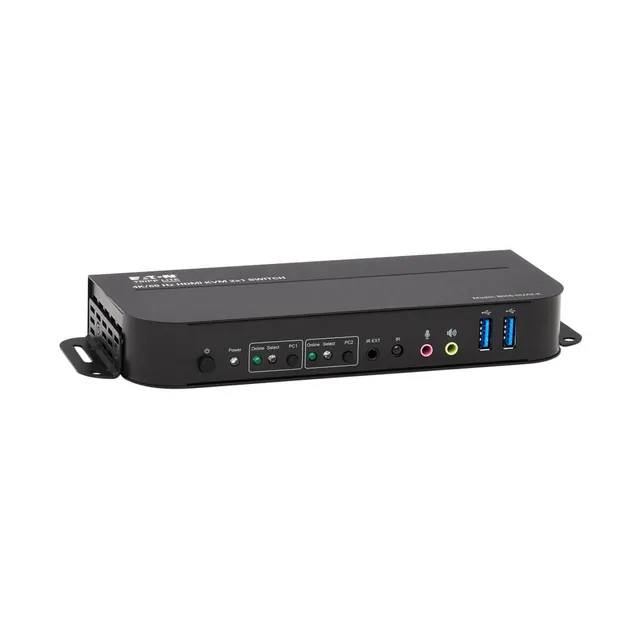 series HDMI KVM 2-Port 4K 60Hz 4:4:4 HDR HDCP 2.2 Support IR Remote and USB Cables