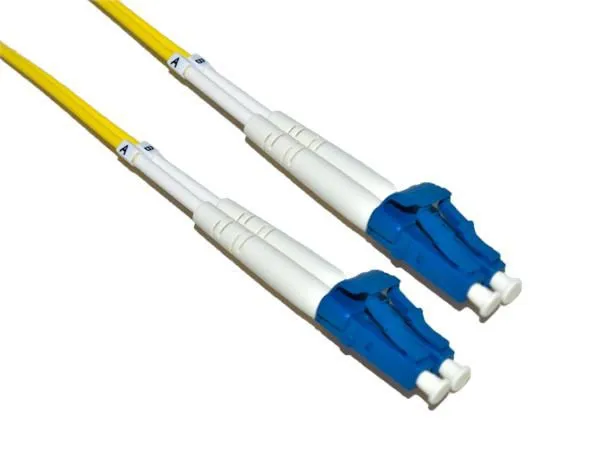 - Patch-kabel - LC enkelläge (hane) till LC