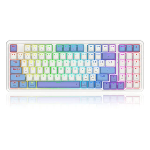 K664WBP-RGB-PRO Gloria Pro keyboard - Gaming Tangentbord - Engelska (US) - Vit