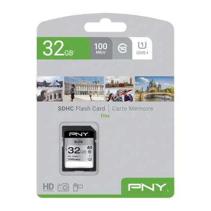 PNY Elite - Flash-minneskort - 32 GB - UHS-I U1 / Class10 - SDHC UHS-I